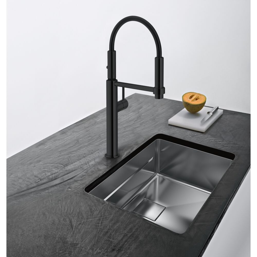 EVYE ARMATÜRÜ PESCARA KUĞU MATT BLACK