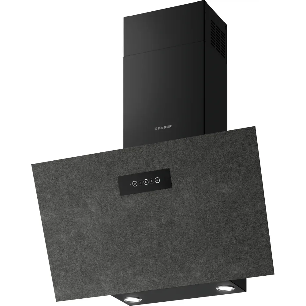 DAVLUMBAZ Grexia GRES DG 80 cm Siyah/Dark Grey Porselen