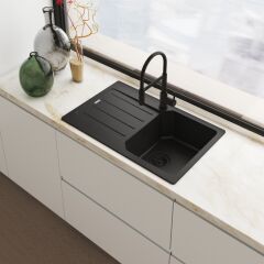 EVYE ARMATÜRÜ LİNA SEMI PRO MATT BLACK