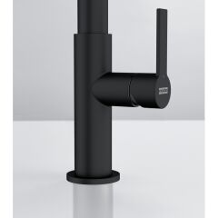 EVYE ARMATÜRÜ MARIS SLIM CLEAR MATT BLACK