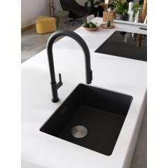 EVYE ARMATÜRÜ MARIS SLIM CLEAR MATT BLACK