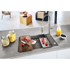 FRAGRANIT EVYE KUBUS 2 KNG 110-62 STONE GREY TEK GÖZLÜ DAMLALIKSIZ