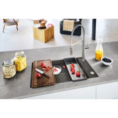FRAGRANIT EVYE KUBUS 2 KNG 110-62 SLATE GREY TEK GÖZLÜ DAMLALIKSIZ