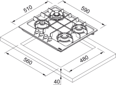 OCAK MARIS FHMA 604 3G DC SG C SLATE GREY