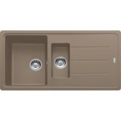 FRAGRANIT EVYE BASIS BFG 651 OYSTER 1.5 GÖZLÜ SAĞ/SOL DAMLALIKLI