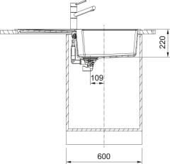 FRAGRANIT EVYE URBAN UBG 611-100 BİANCO TEKGÖZLÜ