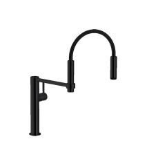 EVYE ARMATÜRÜ PESCARA KUĞU MATT BLACK