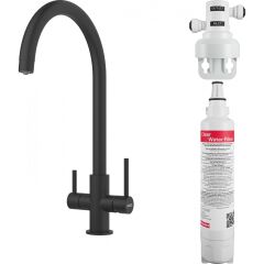 EVYE ARMATÜRÜ Lina Clear Water Matt Black