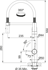 EVYE ARMATÜRÜ FİLTRELİ ARMATÜR