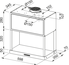 DAVLUMBAZ Maris FMA MODULER F60 MATT BLACK