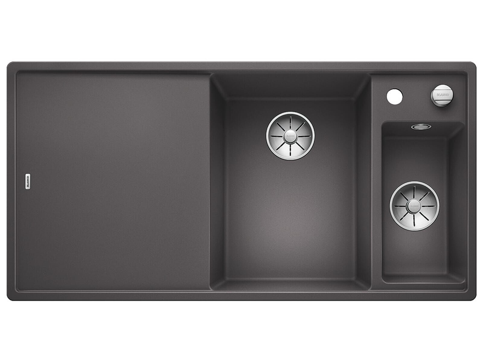 BLANCO AXIA III 6 S SILGRANIT™ EVİYE KAMPANYA KAYA GRİ - SOL
