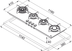 OCAK CRYSTAL FHCR 1204 3G TC HE BK C