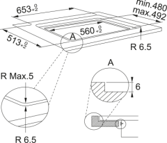 OCAK CAM İNDÜKSÜYONLU SMART FSM 654 I B BK