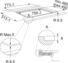 OCAK CAM İNDÜKSÜYONLU SMART FSM 808 I B BK