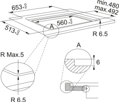 OCAK CAM İNDÜKSÜYONLU MYTHOS FMY 658 I FP BK