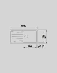 BLANCO SONA XL 6 S SILGRANIT™ EVİYE KAMPANYA SİYAH