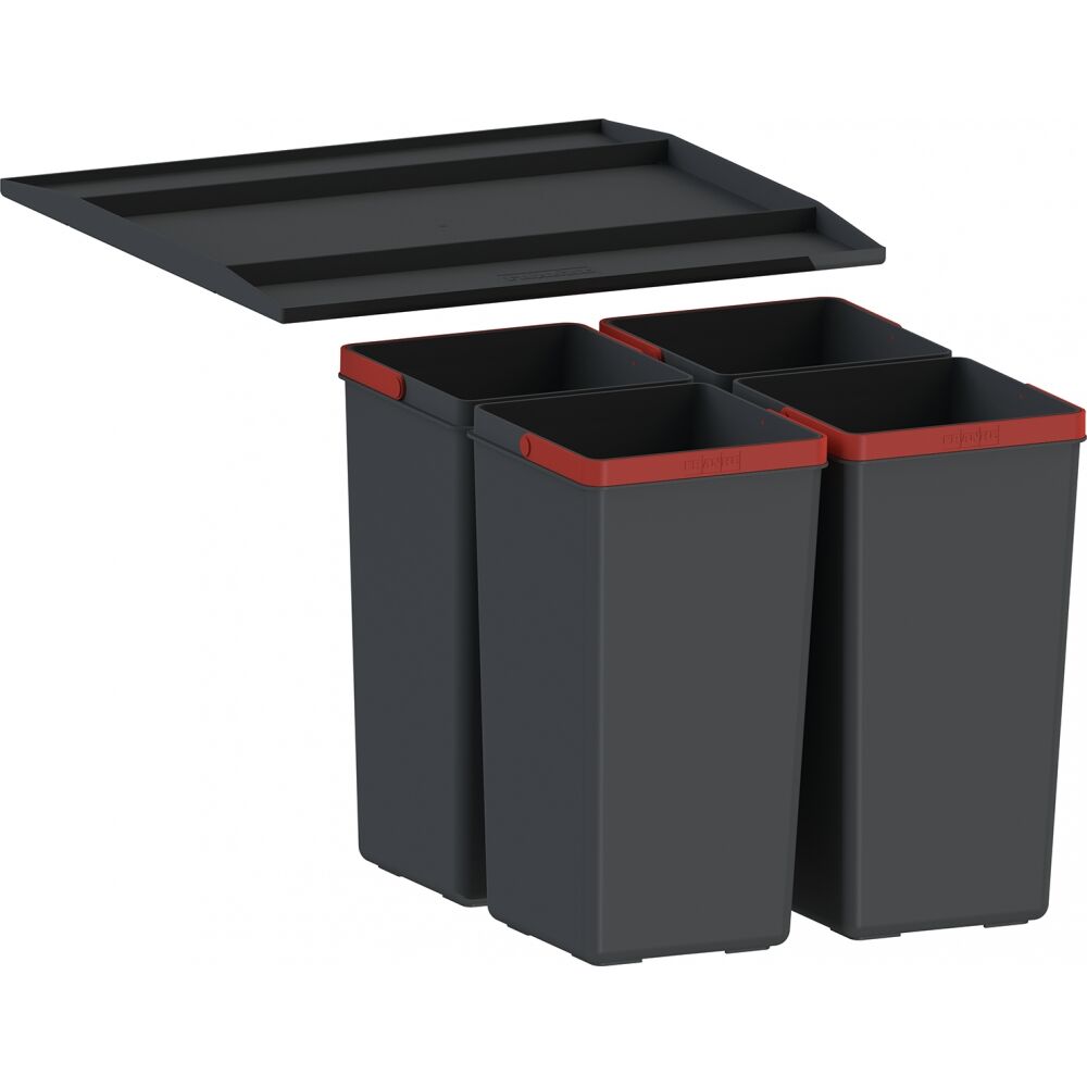 Ankastre Dolap İçi Çöp Kovası Easysort 450-0-4