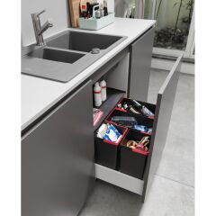 Ankastre Dolap İçi Çöp Kovası Easysort 600-2-2