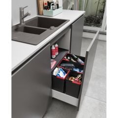 Ankastre Dolap İçi Çöp Kovası Easysort 600-2-2