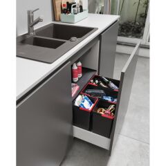 Ankastre Dolap İçi Çöp Kovası Easysort 600-2-2