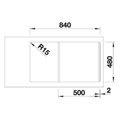 BLANCO SONA 5 S SILGRANIT™ EVİYE KAMPANYA SOFT BEYAZ