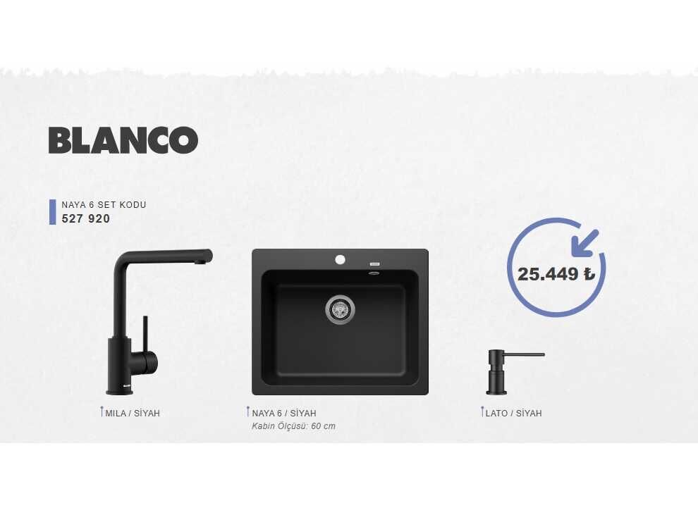 BLANCO NAYA 6 SET KAMPANYA