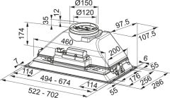 ASPİRATÖR BOX FBI 705 BK