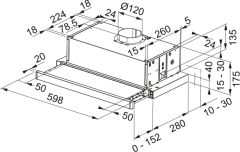 ASPİRATÖR FRANKE FTC 632L GR/XS