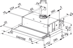 ASPİRATÖR FRANKE FTC 632L GR/XS