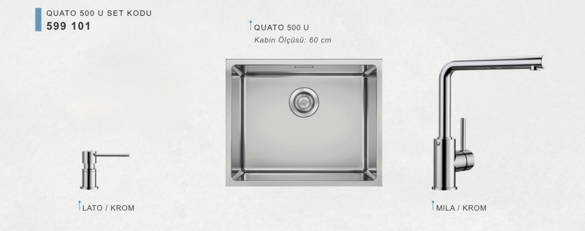 BLANCO QUATO 500 U SET KAMPANYA