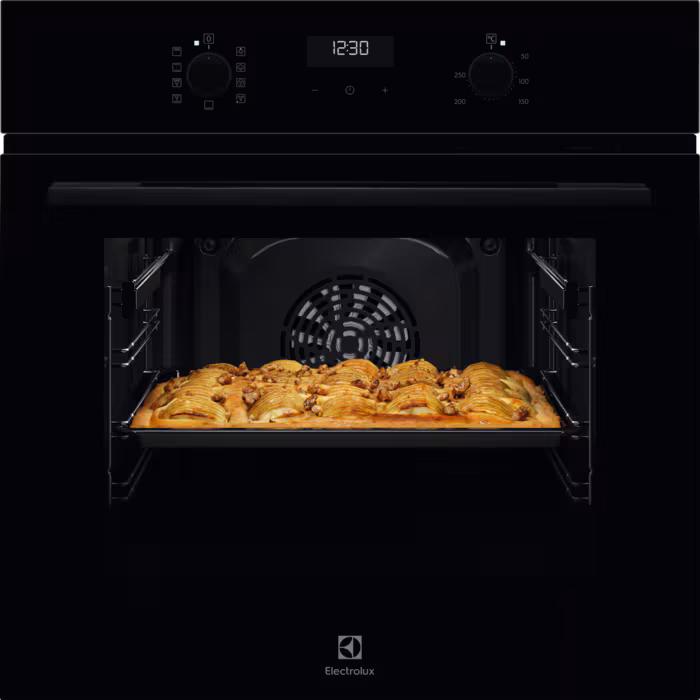 600 Serisi SteamBake Buhar Destekli AquaClean Temizleme Sistemli 65 lt Siyah Ankastre Fırın