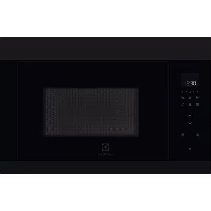 600 Serisi Mat Siyah Izgaralı Ankastre Mikrodalga Fırın