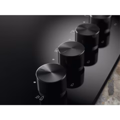 SpeedBurner 60 cm Gazlı Döküm Izgaralı Siyah Cam Ankastre Ocak