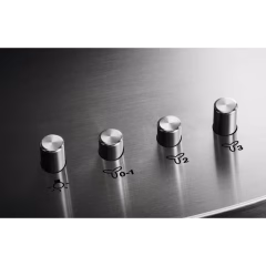 500 Serisi ExtractionTech 620 m³/h 40 cm Silindir Ada Tipi Davlumbaz