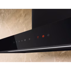 700 Serisi Breeze 730 m³/h 90 cm Duvar Tipi Mat Siyah T Tasarım Davlumbaz