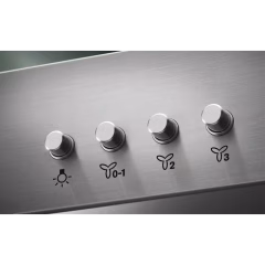 500 Serisi ExtractionTech Plus 600 m³/h 90 cm Duvar Tipi Inox T Tasarım Davlumbaz