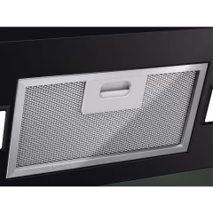 700 Serisi Breeze 615 m³/h 90 cm Duvar Tipi Siyah Cam Davlumbaz