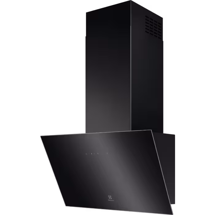 700 Serisi Breeze 615 m³/h 60 cm Duvar Tipi Siyah Cam Davlumbaz