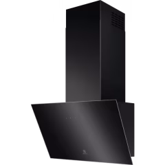 700 Serisi Breeze 615 m³/h 60 cm Duvar Tipi Siyah Cam Davlumbaz