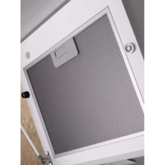 600 Serisi ExtractionTech 600 m³/h 60 cm Duvar Tipi Beyaz Cam Davlumbaz