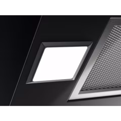 300 Serisi ExtractionTech 415 m³/h 60 cm Duvar Tipi Siyah Cam Davlumbaz