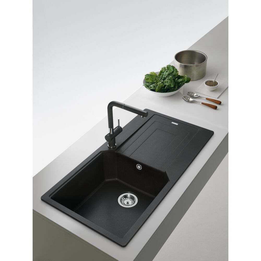 FRANKE URBAN UBG 611-86 TEK GÖZLÜ GRANİT EVYE VE BATARYA KAMPANYA