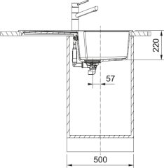 URBAN UBG 611-86 TEK GÖZLÜ GRANİT EVYE SAHARA KAMPANYA