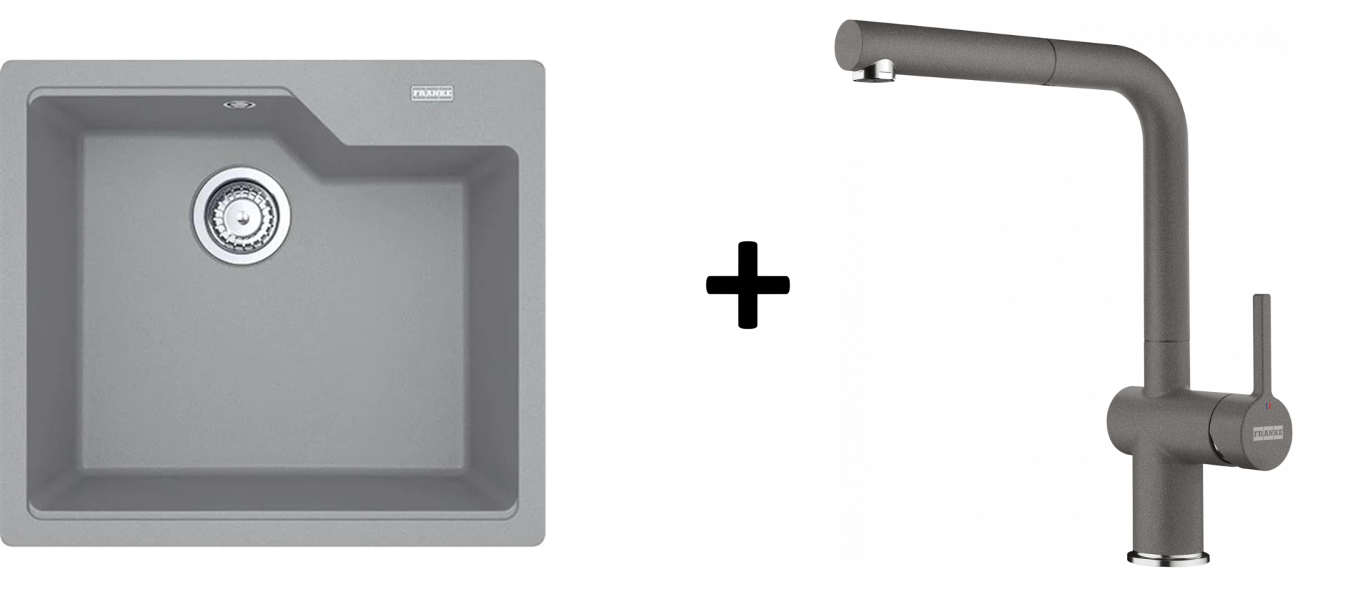 FRANKE URBAN UBG 610-56 TEK GÖZLÜ GRANİT EVYE VE BATARYA KAMPANYA STONE GREY