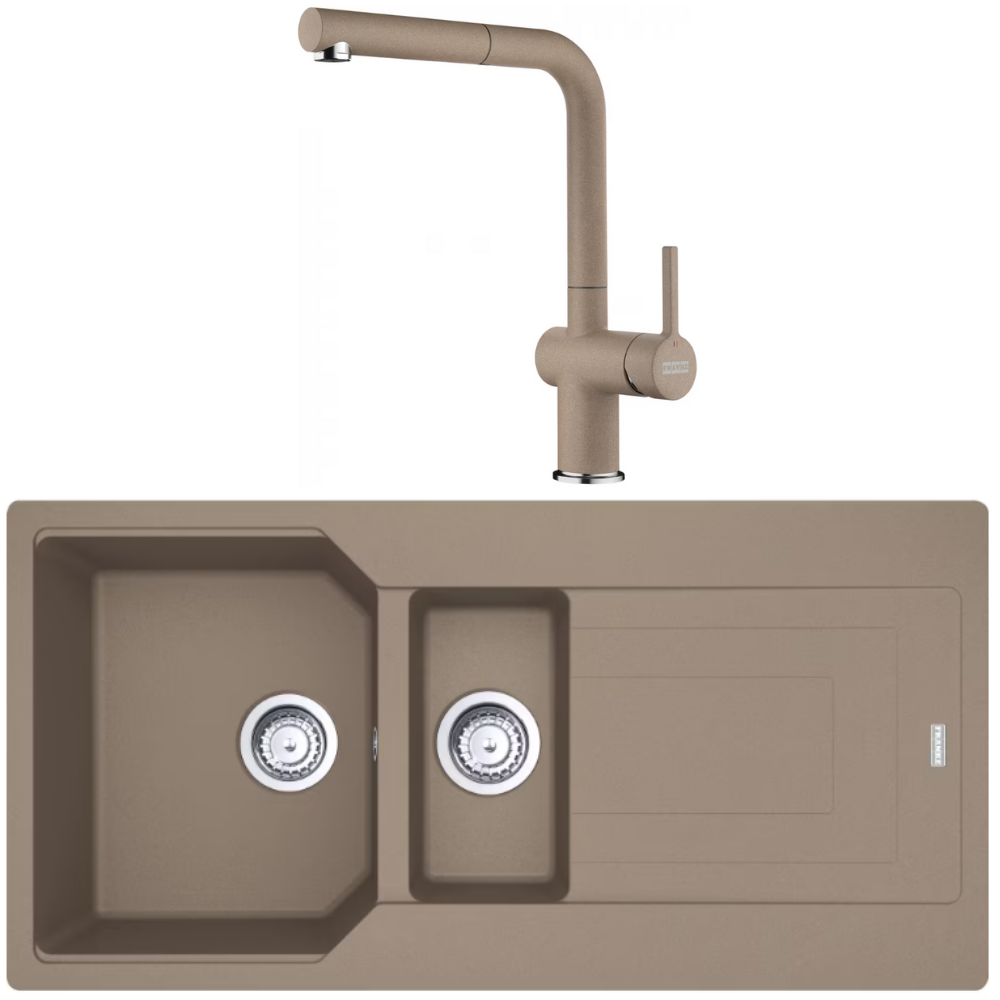 FRANKE URBAN UBG 611-100 TEK GÖZLÜ GRANİT EVİYE VE BATARYA KAMPANYA OYSTER