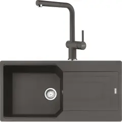 FRANKE URBAN UBG 611-100 TEK GÖZLÜ GRANİT EVİYE VE BATARYA KAMPANYA SLATE GREY
