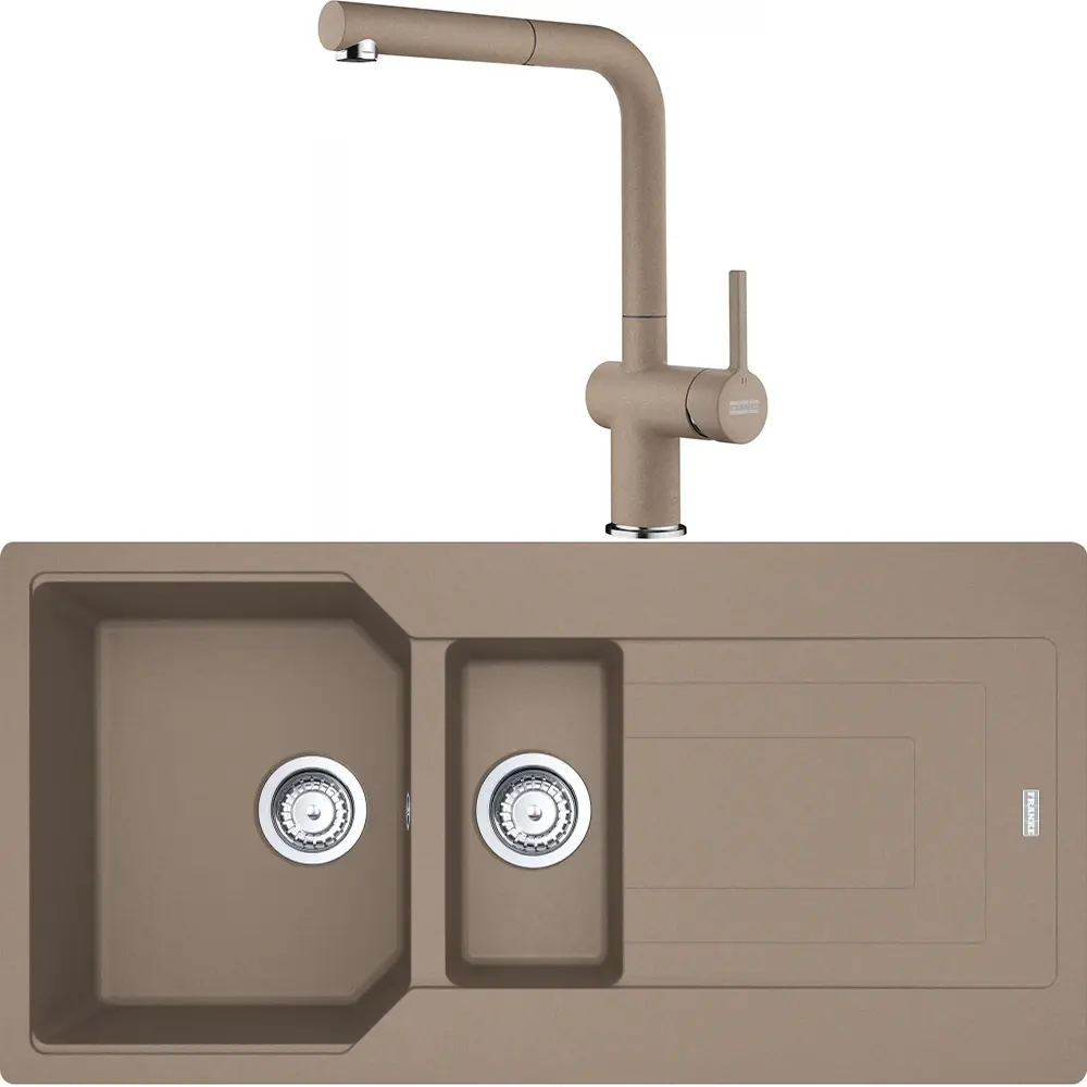 FRANKE URBAN UBG 651-100 1,5 GÖZLÜ GRANİT EVİYE VE BATARYA KAMPANYA OYSTER
