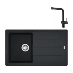 FRANKE BASIS BFG 611-86 TEK GÖZLÜ GRANİT EVİYE VE BATARYA KAMPANYA