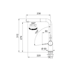 FRANKE BASIS BFG 611-86 TEK GÖZLÜ GRANİT EVİYE VE BATARYA KAMPANYA