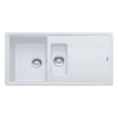 FRANKE BASIS BFG 651-97 1,5 GÖZLÜ GRANİT EVİYE VE BATARYA KAMPANYA BİANCO